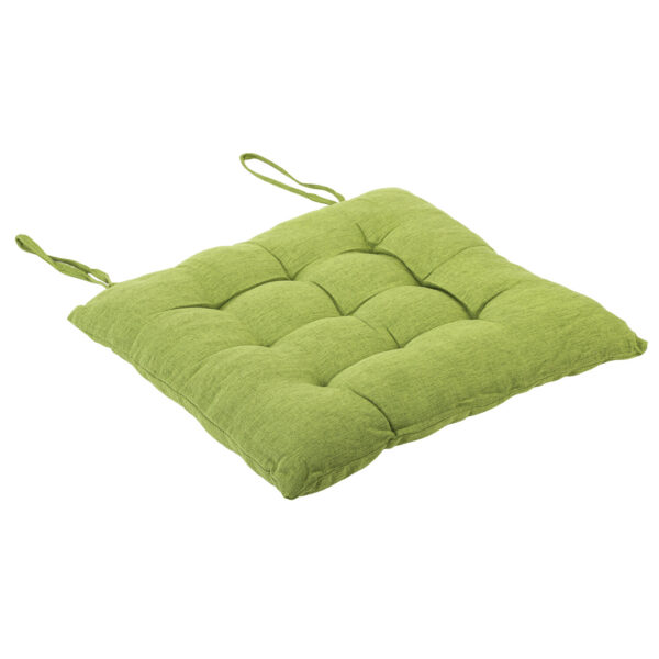 Подушка на стул "РОГОЖКА", 40x40 см, полиэстер, зеленая, PRIMILA (ПРИМИЛА) LUX, 700500