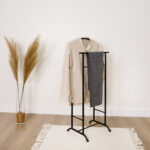 Вешалка-стойка костюмная "Стиль-3", 1080х470х350 мм, металл, черная, ВНП 300 Ч — изображение 4