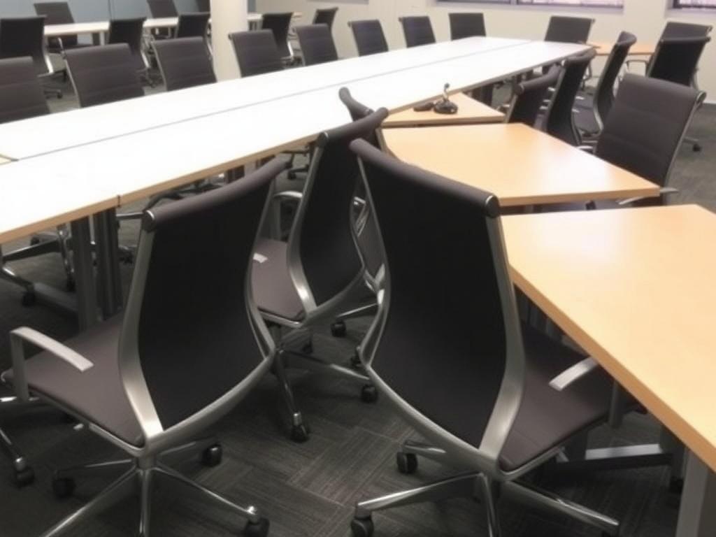 Конференц-столики для стульев. Практические советы для покупки одной партии