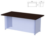 Столешница стола письменного "Приоритет" (1800х900х750 мм), венге, К-903, К-903 венге