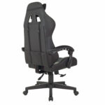 Кресло компьютерное BRABIX "Striker GM-121", синхромеханизм, 2 подушки, экокожа/велюр, черное, 532962 — изображение 4