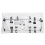 Вешалка-плечики качели, 4 секции, металлическая, с клипсами для юбок и брюк, BRABIX, 607472 — изображение 2