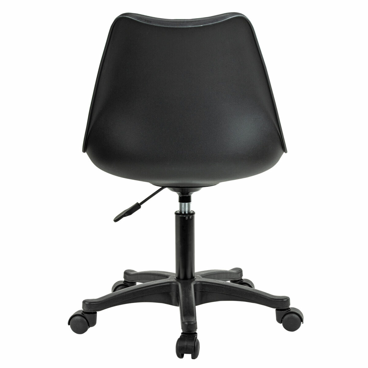Кресло стул BRABIX "Eames MG-310 PL", пластик черный, экокожа черная, 532927 — изображение 4