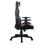 Кресло компьютерное BRABIX "GT Racer GM-100", две подушки, ткань, экокожа, черное/коричневое, 531819 — изображение 6