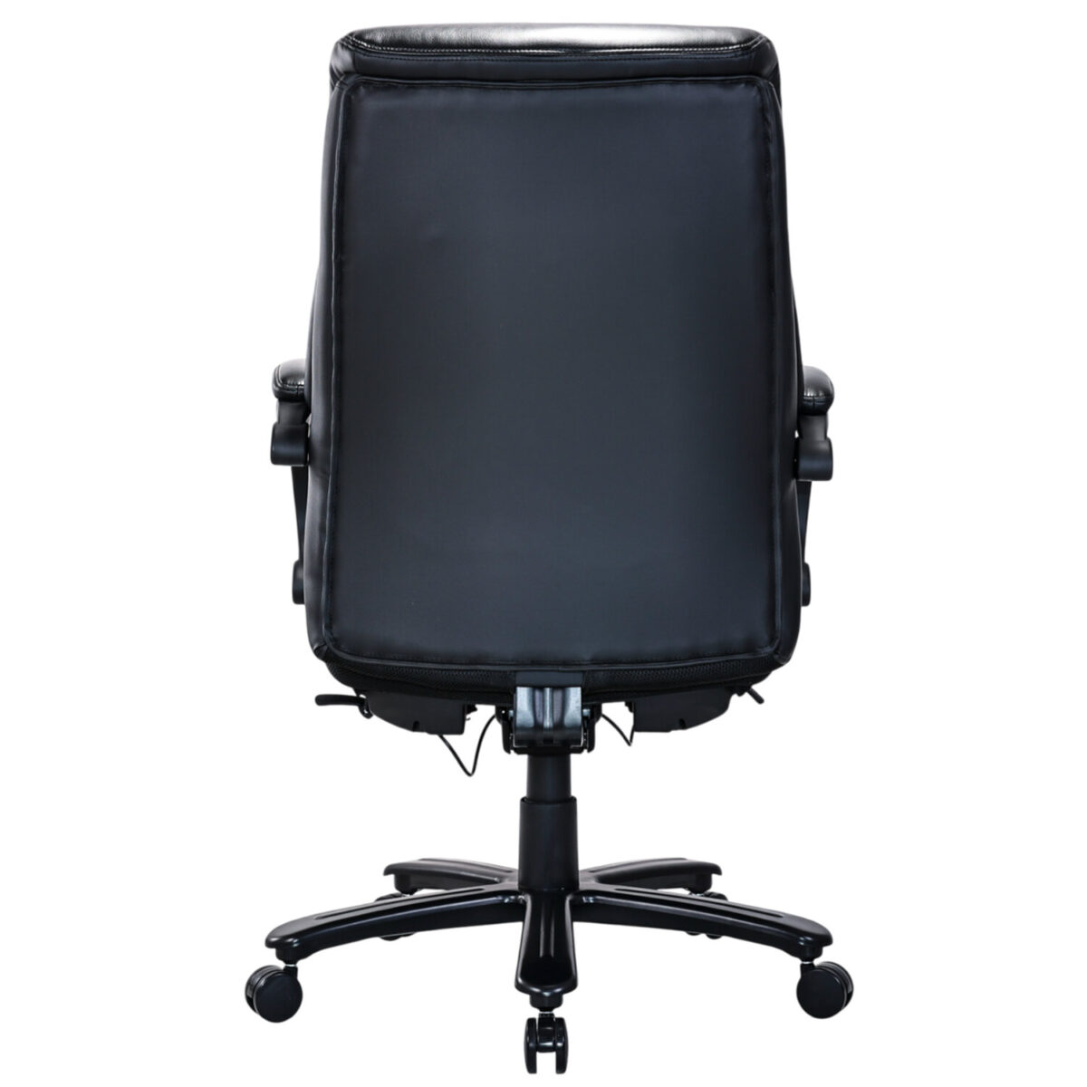 Кресло HAWASAN (ХАВАСАН) "Voyager HD-010", НАГРУЗКА до 180 кг, подножка, экокожа, черное, 532971 — изображение 5