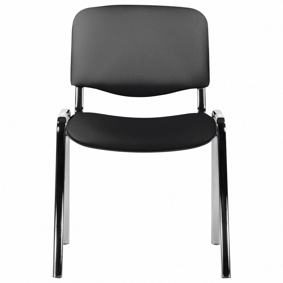 Стул STAFF "Iso Lite CF-008", хром, кожзам черный (Z-11), 532567 — изображение 5