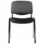 Стул STAFF "Iso Lite CF-008", хром, кожзам черный (Z-11), 532567 — изображение 5