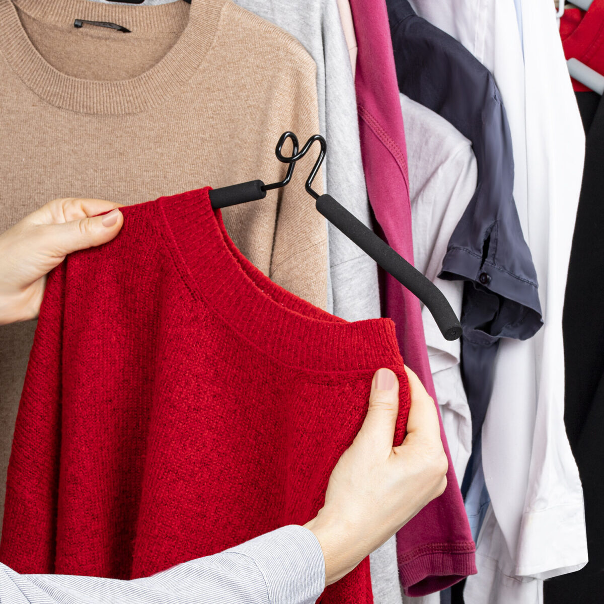 Вешалка-плечики трансформер, 5 плечиков, металл с покрытием, черные, BRABIX ULTRA, 607474 — изображение 10