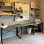 Стол на металлокаркасе BRABIX "LOFT CD-002", 1000х500х750 мм, складной, цвет дуб натуральный, 641214 — изображение 11