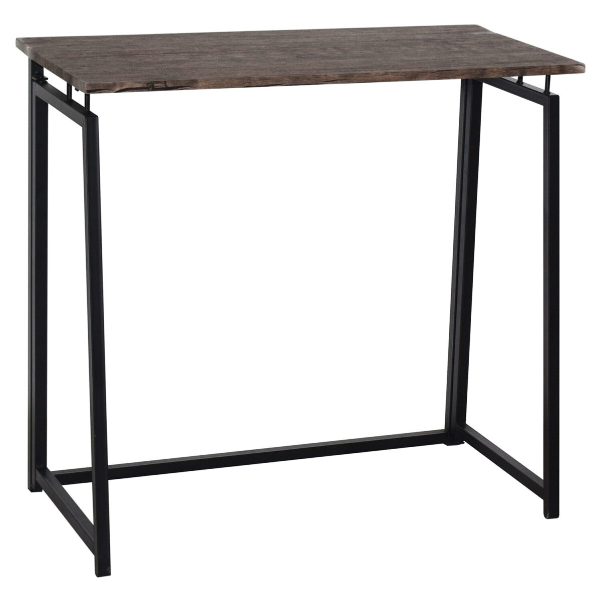 Стол на металлокаркасе BRABIX "LOFT CD-001", 800х440х740 мм, складной, цвет морёный дуб, 641209 — изображение 2