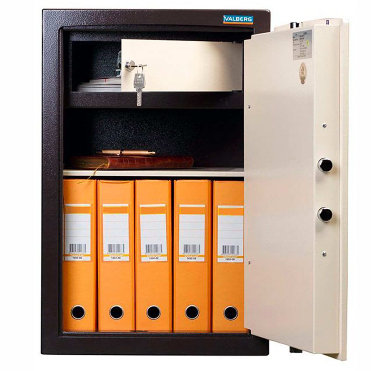 Сейф взломостойкий 1 класс VALBERG "Карат-67Т new", 670х440х380 мм, 126 кг, ключевой замок, S10499106540 — изображение 3