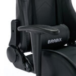 Кресло компьютерное BRABIX "Hunter GM-130", две подушки, экокожа, черное, 532798 — изображение 13