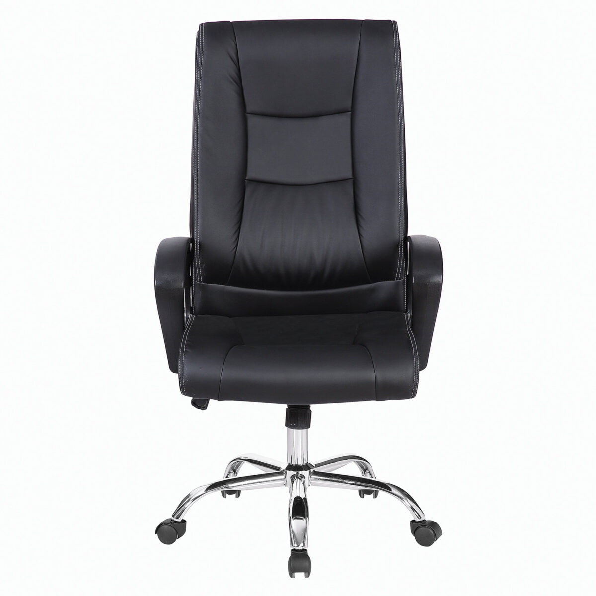 Кресло офисное BRABIX "Forward EX-570", хром, экокожа, черное, 531837 — изображение 4