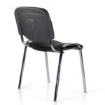 Стул STAFF "Iso Lite CF-008", хром, ткань черная (С-11), 532565 — изображение 3