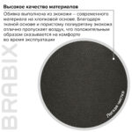 Кресло офисное BRABIX PREMIUM "Strong HD-009", НАГРУЗКА до 200 кг, экокожа черная, ткань серая, 531945 — изображение 18