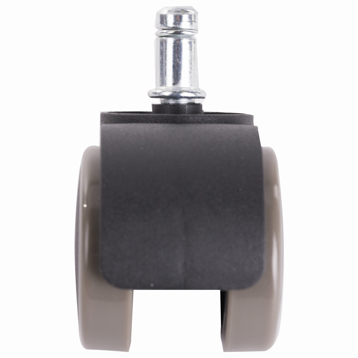 Колеса (ролики) для кресла, комплект 5 шт., прорезиненные, шток d - 11 мм, цвет черный — изображение 3