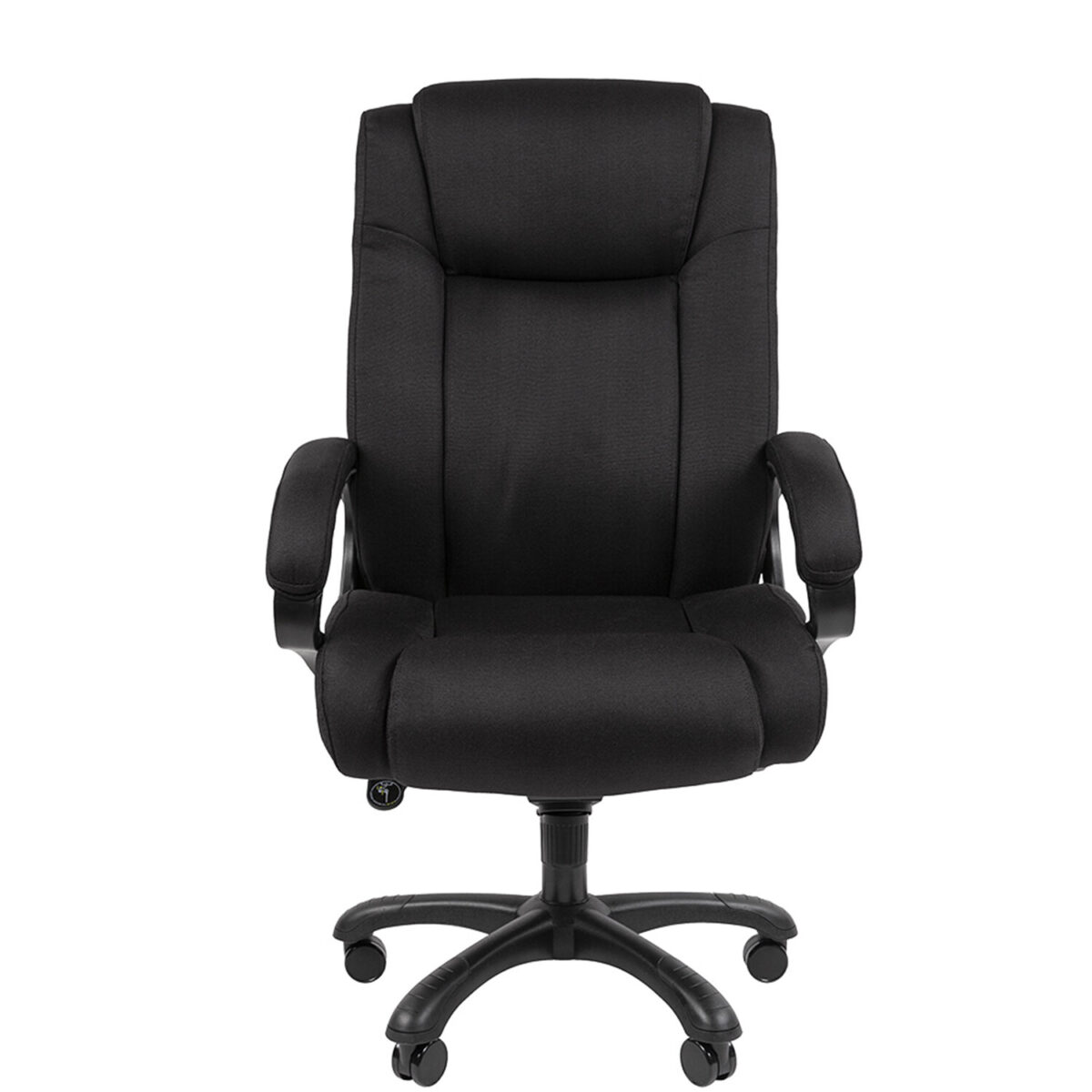 Кресло офисное Chairman CH 410, НАГРУЗКА до 180 кг, пружинный блок в сиденье, ткань SX, черное, 7163873 — изображение 3