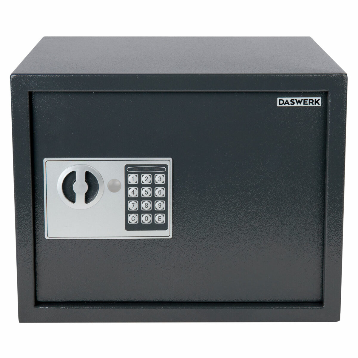 Сейф мебельный DASWERK (ДАСВЕРК) SC-300EL (300х380х300 мм), электронный замок, графит, 291346 — изображение 3