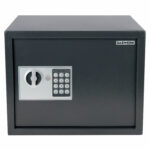 Сейф мебельный DASWERK (ДАСВЕРК) SC-300EL (300х380х300 мм), электронный замок, графит, 291346 — изображение 3