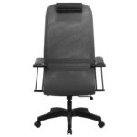 Кресло BRABIX PREMIUM "Ultimate EX-800" пластик, плотная двойная сетка Х2, черное/серое, 532915 — изображение 5