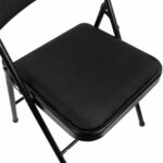 Стул складной BRABIX "Golf Plus CF-003 КОМФОРТ", чёрный каркас, чёрная ткань, 532889 — изображение 13