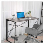 Стол на металлокаркасе BRABIX "LOFT CD-002", 1000х500х750 мм, складной, цвет дуб антик, 641213 — изображение 8