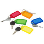 Бирки для ключей КОМПЛЕКТ 20 ШТ., длина 55 мм, инфо-окно 39х22 мм, АССОРТИ, BRAUBERG, 237495 — изображение 7