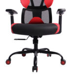 Кресло BRABIX PREMIUM "Toxin GM-520", синхромеханизм, экокожа/сетка/ткань, черное/красное, 532950 — изображение 8