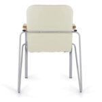 Кресло BRABIX "Samba CF-106 BOX-2", серый каркас, накладки "бук", кожзам бежевый, разобрано, 532764 — изображение 6