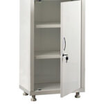 Шкаф медицинский 1-створчатый HILFE "МД 1 1650/SG" 1755х500х320 мм, стекло, белый, S26199201509 — изображение 4