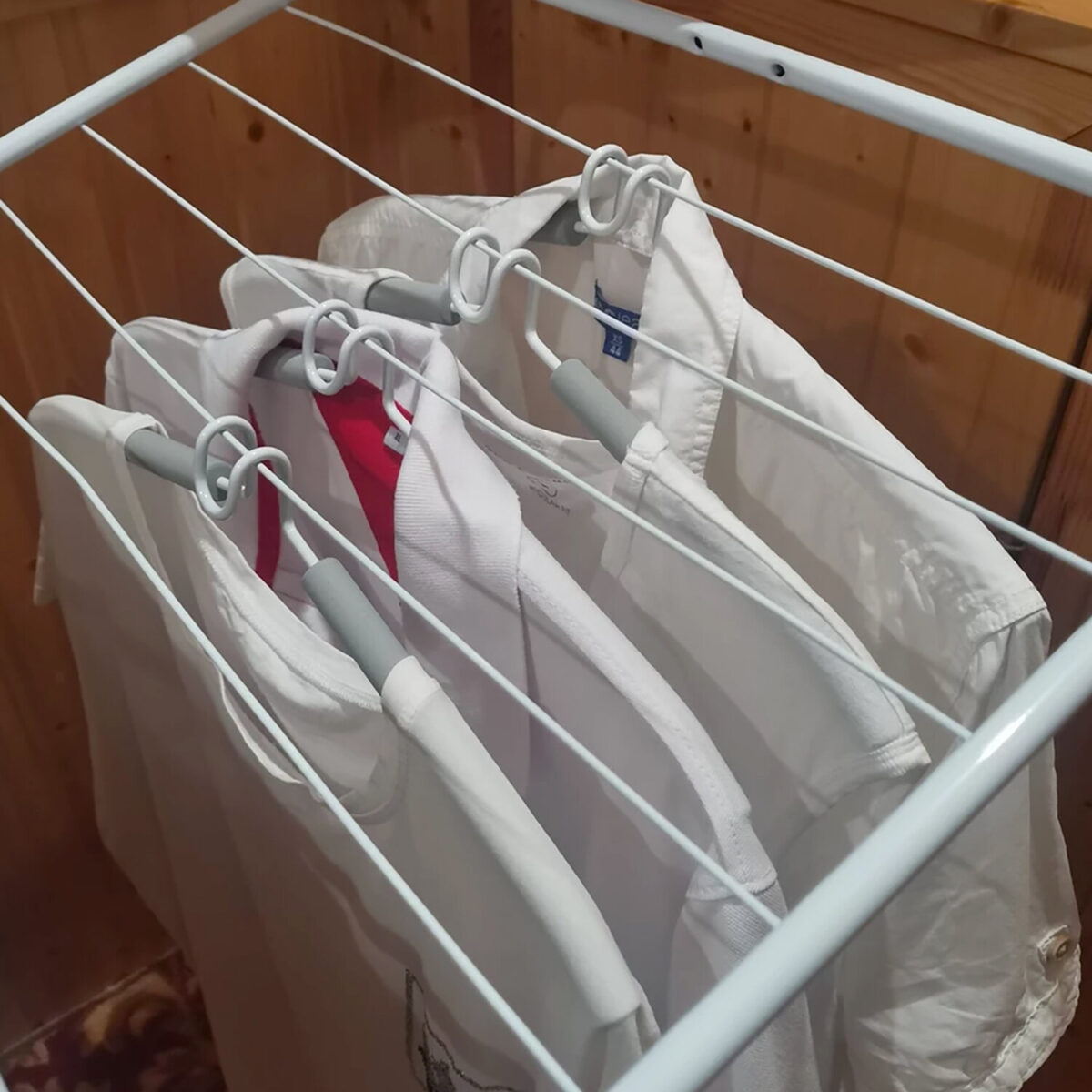 Вешалка-плечики трансформер 2 КОМПЛЕКТА (10 плечиков) металл с покрытием, белые, BRABIX, 880786 — изображение 7