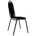 Стул для посетителей РС02М, черный каркас, ткань черная — изображение 5