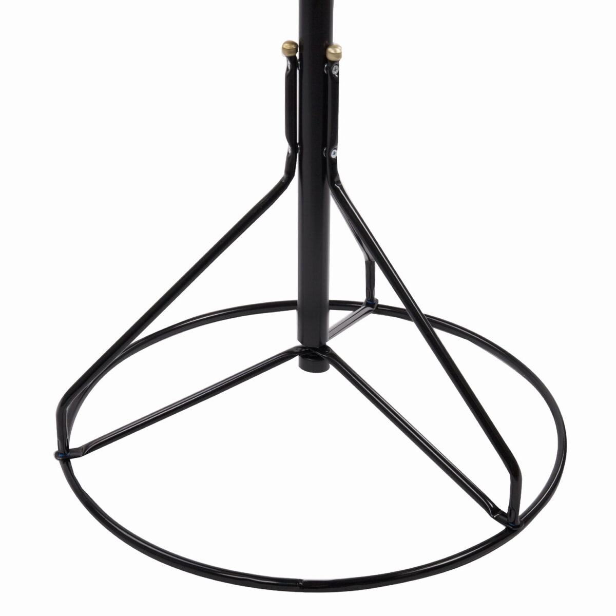 Вешалка-стойка "Ажур-2", 1,89 м, основание 46 см, 5 крючков, металл, черная — изображение 3
