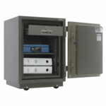 Сейф огнестойкий VALBERG "FRS-66T EL", 672х485х430 мм, 79 кг, электроный замок + ключ, трейзер, крепление к полу — изображение 5