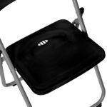 Стул складной BRABIX "Golf Lite CF-017", серебристый каркас, пластик чёрный, 532895 — изображение 12