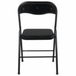 Стул складной BRABIX "Golf CF-007", черный каркас, кожзам черный, 531565 — изображение 5