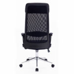 Кресло офисное BRABIX "Flight R EX-541", хром, ткань TW, сетка, черное, 532517 — изображение 4