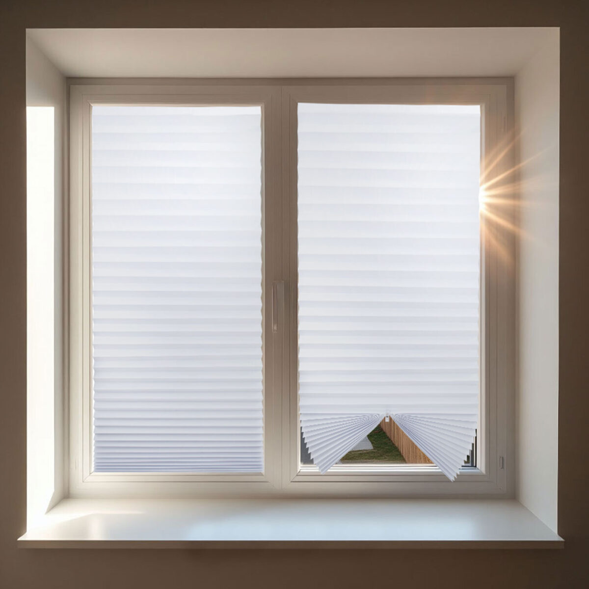 Жалюзи-плиссе, штора бумажная самоклеящаяся BRABIX, 60х180 см, ЭКО, 80 г/м2, цвет белый, 1 шт., 700001 — изображение 13