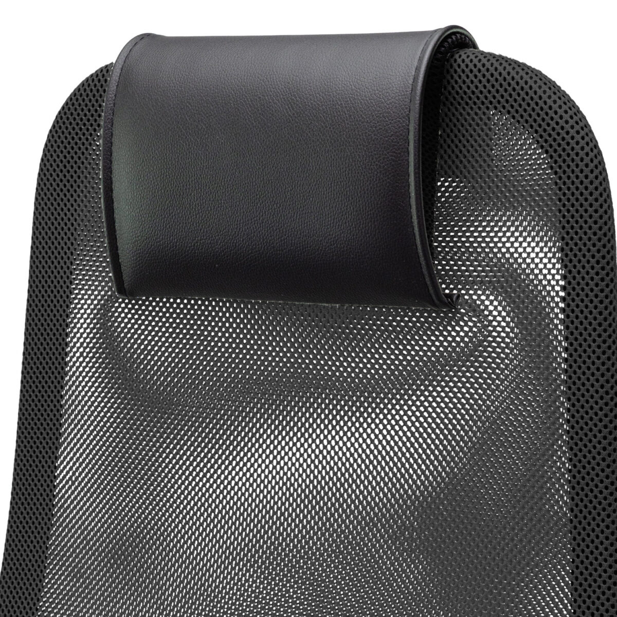 Кресло офисное МЕТТА "SU-B-8" хром, ткань-сетка, сиденье мягкое, черное — изображение 13