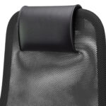 Кресло офисное МЕТТА "SU-B-8" хром, ткань-сетка, сиденье мягкое, черное — изображение 13