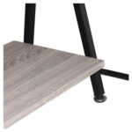 Стол на металлокаркасе BRABIX "LOFT CD-004", 1200х535х1110 мм, 3 полки, цвет дуб антик, 641219 — изображение 9