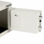 Сейф мебельный DASWERK (ДАСВЕРК) SC-170EL (170х230х170 мм), электронный замок, бежевый, 291340 — изображение 6