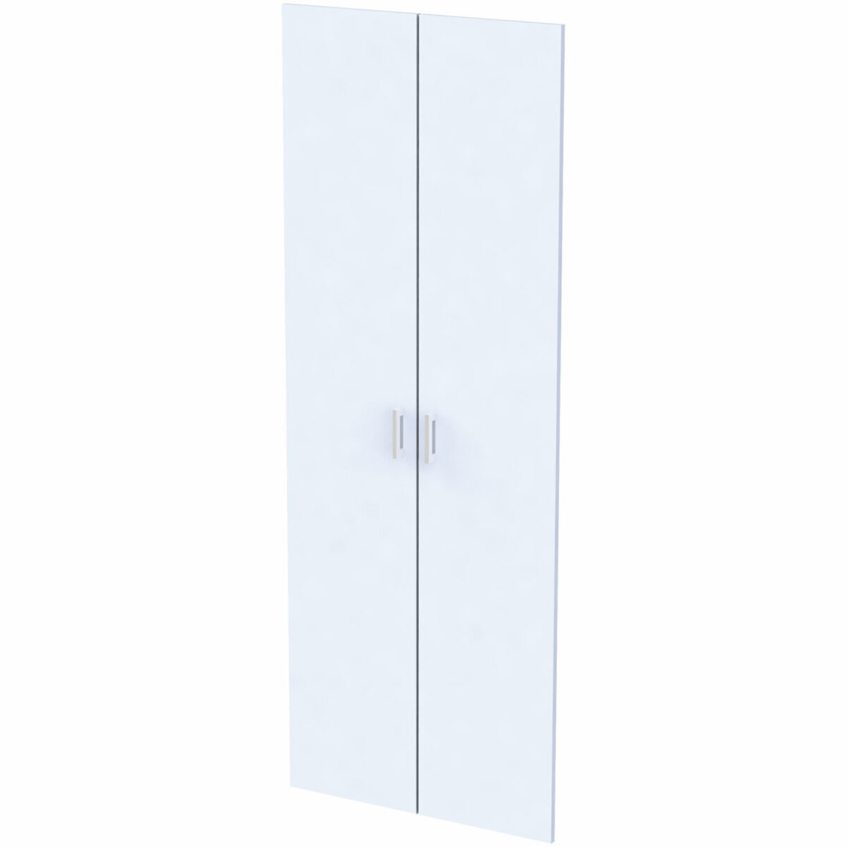 Дверь ЛДСП высокая "Арго", КОМПЛЕКТ 2 шт., 355х18х1910 мм, серый, А-606 — изображение 1