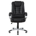 Кресло офисное BRABIX "Comfort MS-003", 6 массажных модулей, экокожа, черное, 532521 — изображение 2