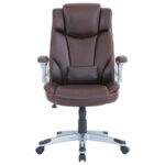 Кресло BRABIX PREMIUM "Phantom EX-553", рециклированная кожа, регулируемый подголовник, коричневое, 532941 — изображение 5