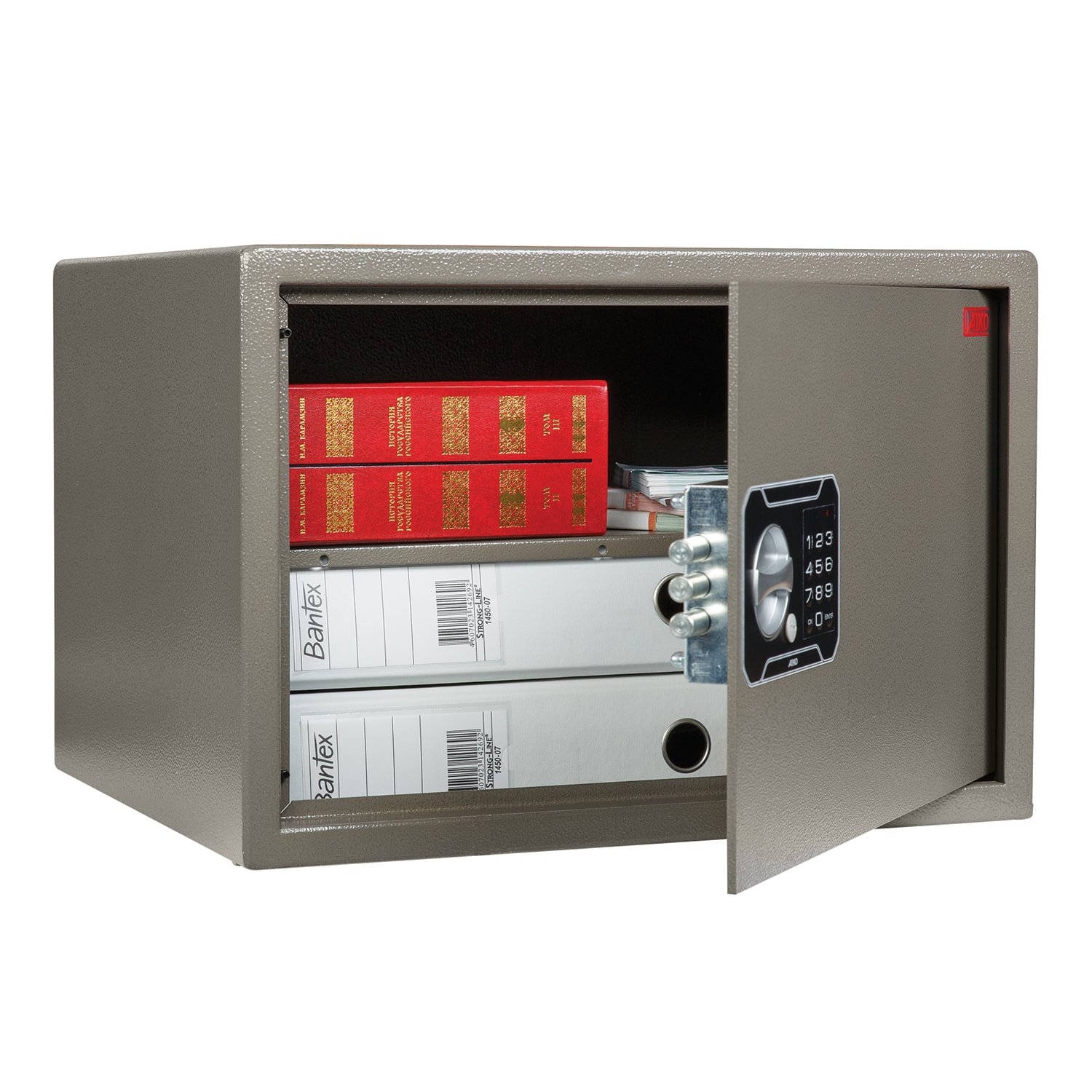 c5afe36fc510e068d9f0e9695e632e3c_xl Сейф AIKO "ТМ-30EL", 300х440х355 мм, 16 кг, электронный замок, полка — изображение 1