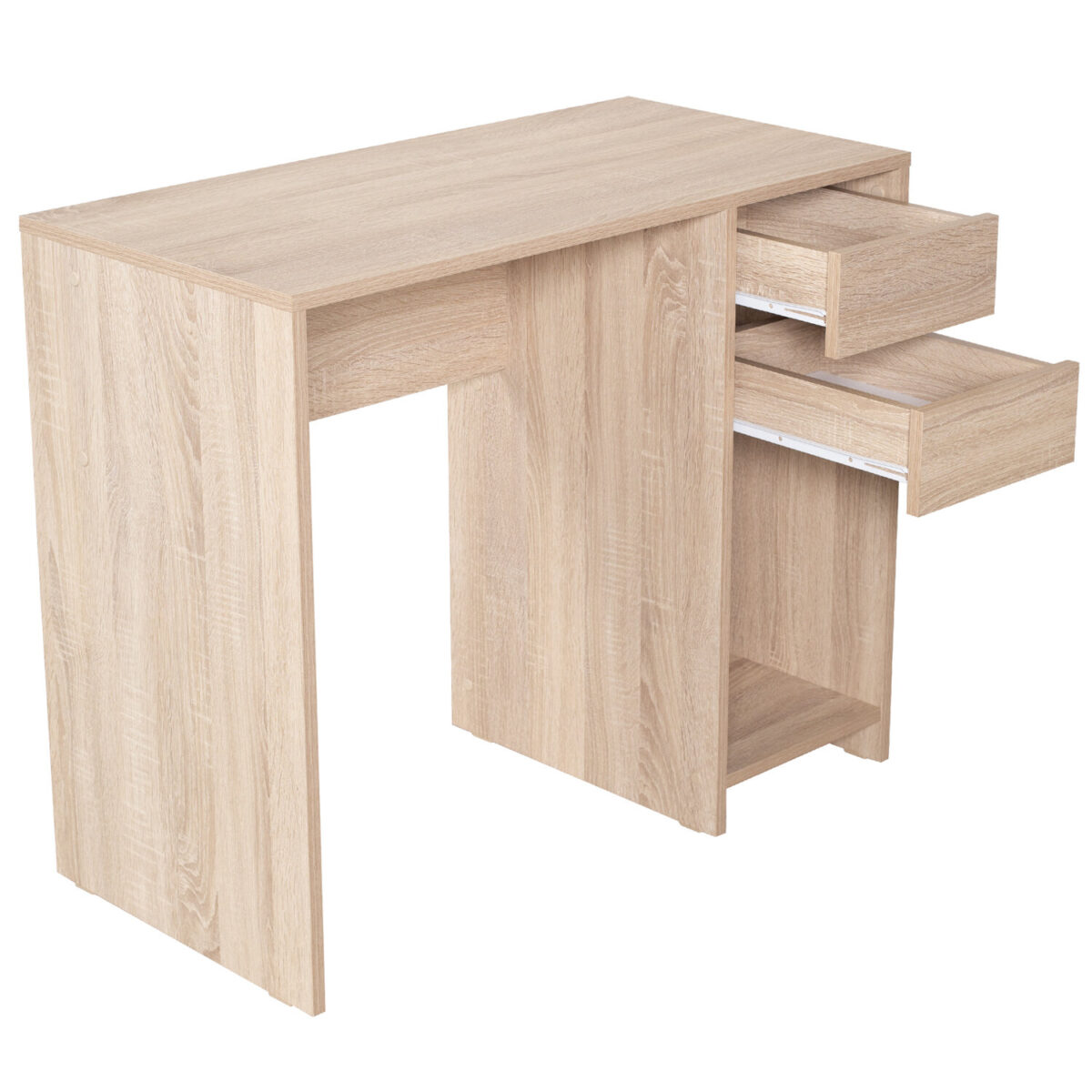 Стол письменный/компьютерный BRABIX "Scandi CD-017", 900х450х750 мм, 2 ящика, дуб сонома, 641895, ЦБ013706-2 — изображение 9