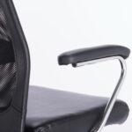 Кресло офисное BRABIX "Flight EX-540", хром, экокожа, сетка, черное, 531850 — изображение 7