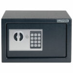 Сейф мебельный DASWERK (ДАСВЕРК) SC-200EL (200х310х200 мм), электронный замок, графит, 291341 — изображение 3