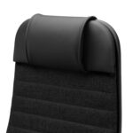 Кресло офисное МЕТТА "К-27" хром, ткань, сиденье и спинка мягкие, черное — изображение 13